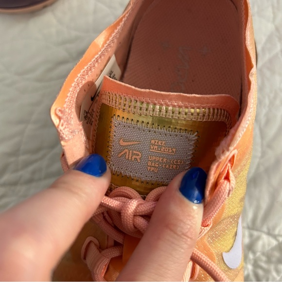 Nike Air VaporMax 219 Bleached Coral Sneakers AR6632-603 - Picture 9 of 11